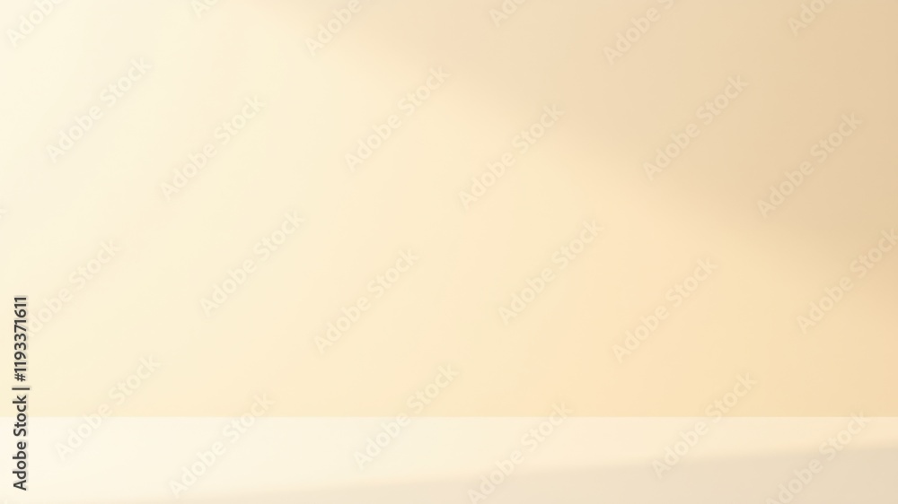 Cream-colored backdrop with subtle lighting and a minimal, blank surface ideal for product placement or design presentations. Cream-colored backdrop with subtle lighting and a minimal, blank surface ideal for product placement or design presentations.