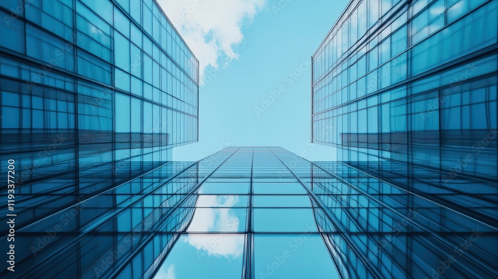 Aerial perspective showcasing a modern building set against a clear blue sky, emphasizing architectural design and urban landscape. Aerial perspective showcasing a modern building set against a clear blue sky, emphasizing architectural design and urban landscape.