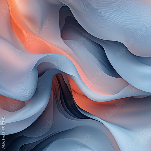 Wallpaper Mural Glowing liquid wave of pearlescent tones abstract art digital vibrant colors fluid motion aesthetic design Torontodigital.ca