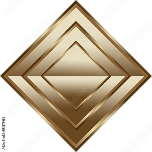 composition of repeating geometric planes in the form of squares with gradations of brown and gold as background inspiration for graphic designs or as ornaments for artistic use