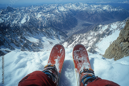 Ski On Mountain