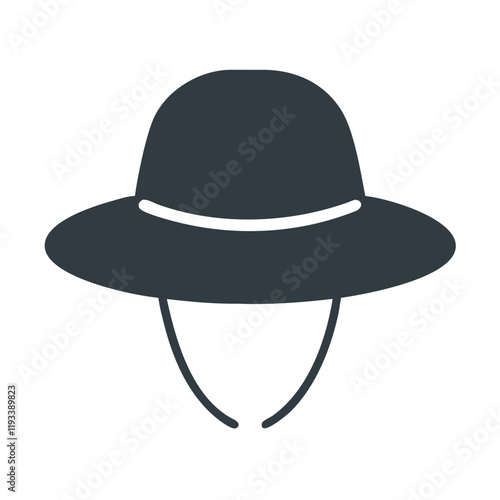 A wide-brimmed women’s hat, representing elegance and sun protection.