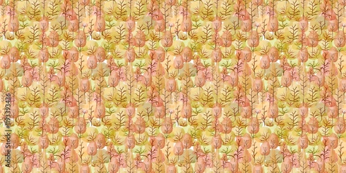 autumn seamless pattern background design. fabric, textile, wallpaper and template design concept. finance, investment, economy, or profit themes