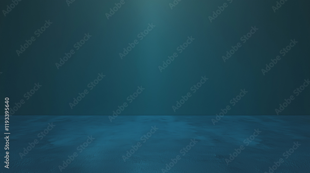 Minimalistic dark teal textured wall and floor background, perfect for modern product displays, professional presentations, and sophisticated branding designs Minimalistic dark teal textured wall and floor background, perfect for modern product displays, professional presentations, and sophisticated branding designs
