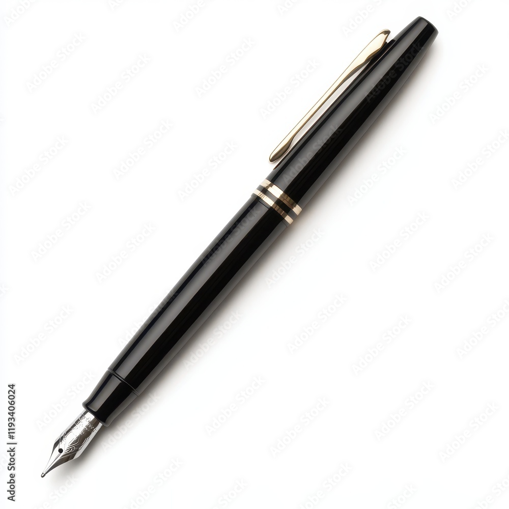 A detailed close-up of a pen resting on a clean white surface, set against a pristine white background, highlighting its design and texture. A detailed close-up of a pen resting on a clean white surface, set against a pristine white background, highlighting its design and texture.