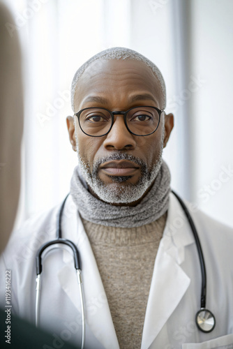 Black Muslim physician photo