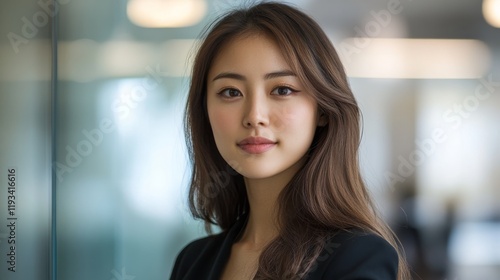 Free Download Young Asian Woman Portrait Professional Setting - GFXLoad