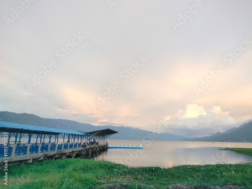 pier at sunset