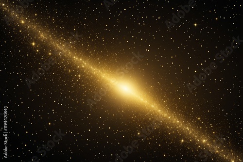 arafed image of a galaxy with a bright yellow star