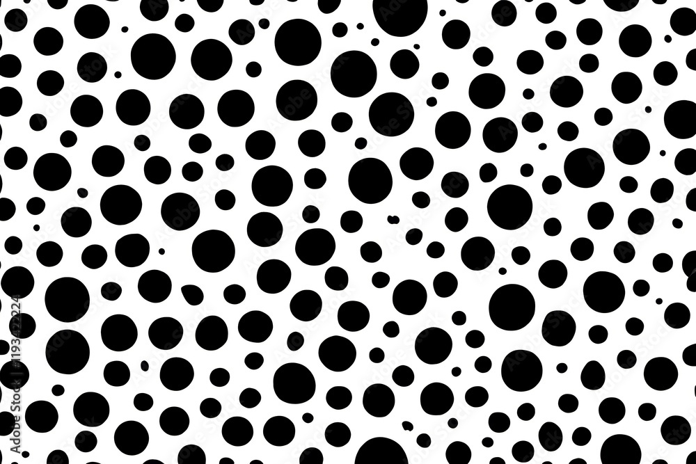 a black and white polka dot pattern with a white background a black and white polka dot pattern with a white background