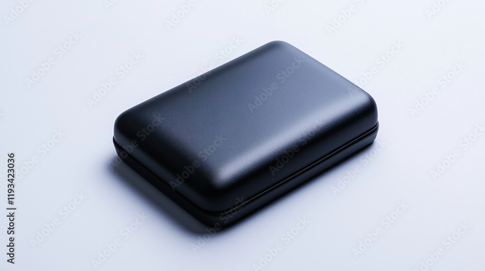 Sleek Black Case for Storing Personal Items and Accessories Sleek Black Case for Storing Personal Items and Accessories