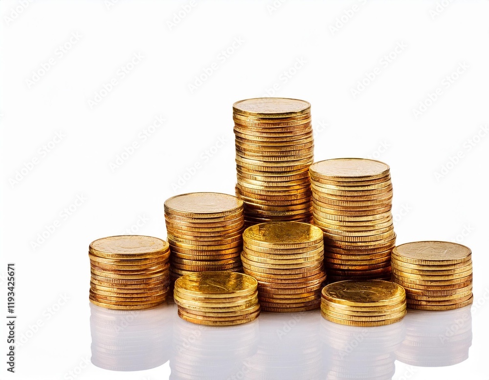stacks of coins stacks of coins