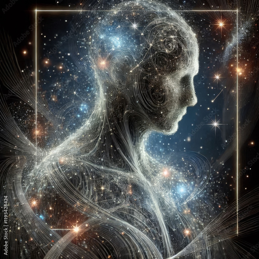 Abstract Cosmic Portrait Abstract Cosmic Portrait