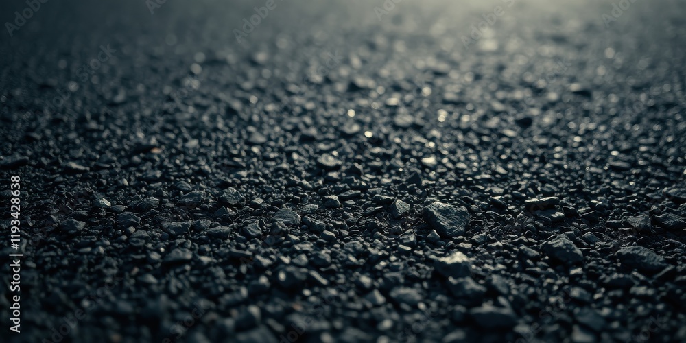 Dark Gravel Texture A Close-Up View of Small Stones Dark Gravel Texture A Close-Up View of Small Stones