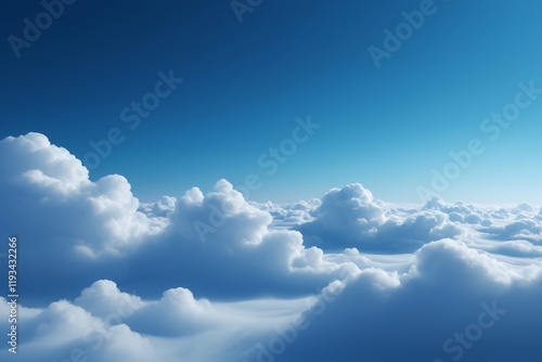 Wallpaper Mural there is a plane flying through the clouds in the sky Torontodigital.ca