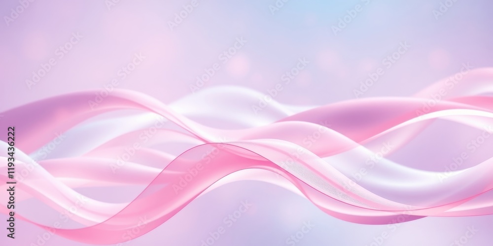 Abstract Pink and White Flowing Fabric Waves Background Abstract Pink and White Flowing Fabric Waves Background