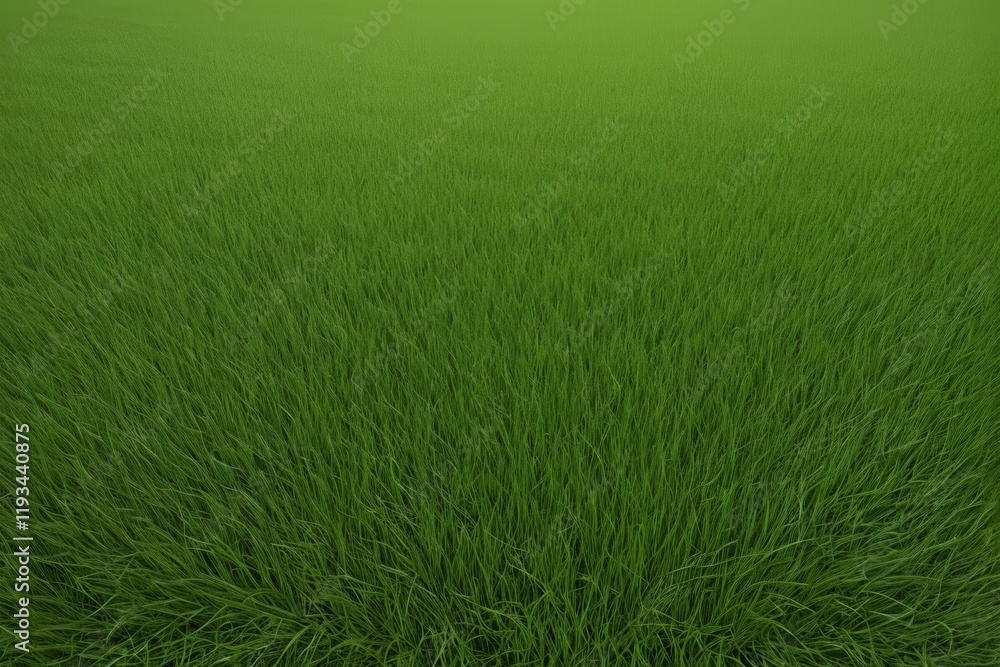 there is a green field with a lone white bird in the middle there is a green field with a lone white bird in the middle