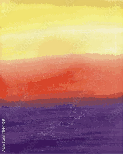 abstract watercolor background yellow orange purple - watercolor - hand painted