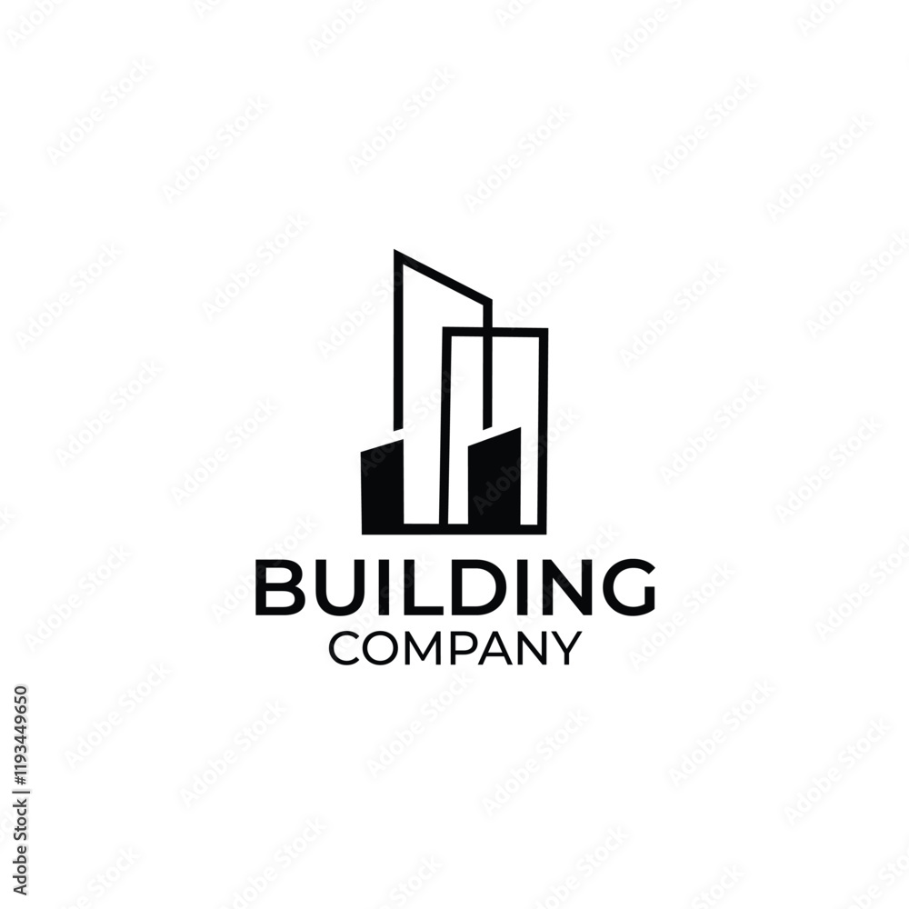 Building icon Real estate logo design minimalist Building icon Real estate logo design minimalist