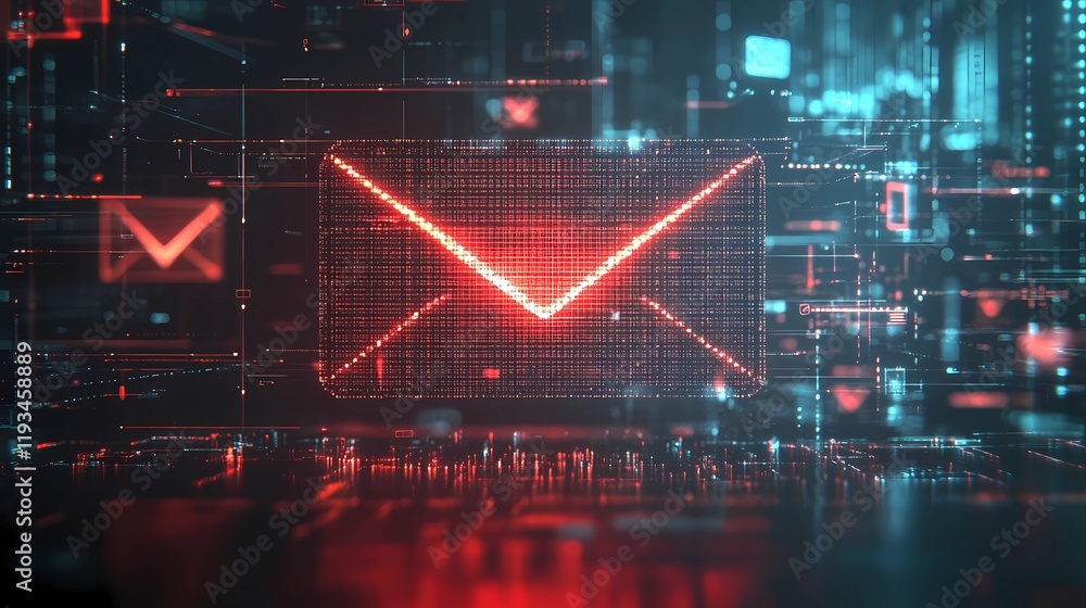 Shield and email icon merged to symbolize secure electronic correspondence, safe data exchange, and privacy protection, book illustration style Shield and email icon merged to symbolize secure electronic correspondence, safe data exchange, and privacy protection, book illustration style