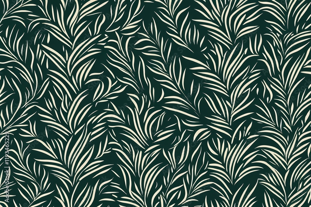 a close up of a green and white pattern with a plant a close up of a green and white pattern with a plant