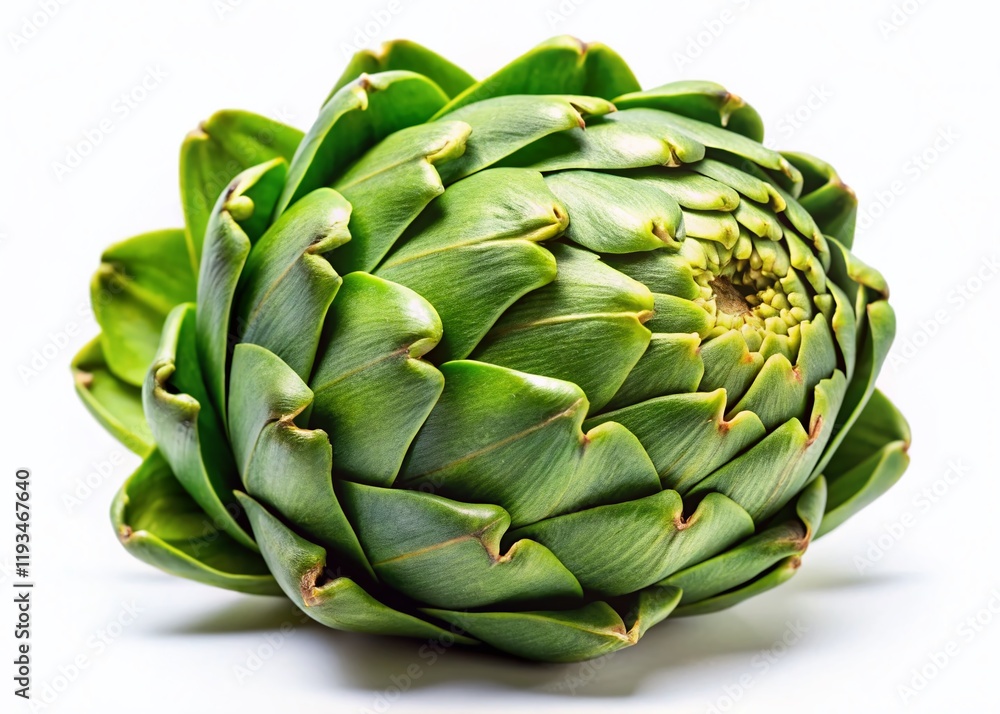 Fresh Artichoke Isolated on White Background - High-Resolution Stock Photo Fresh Artichoke Isolated on White Background - High-Resolution Stock Photo