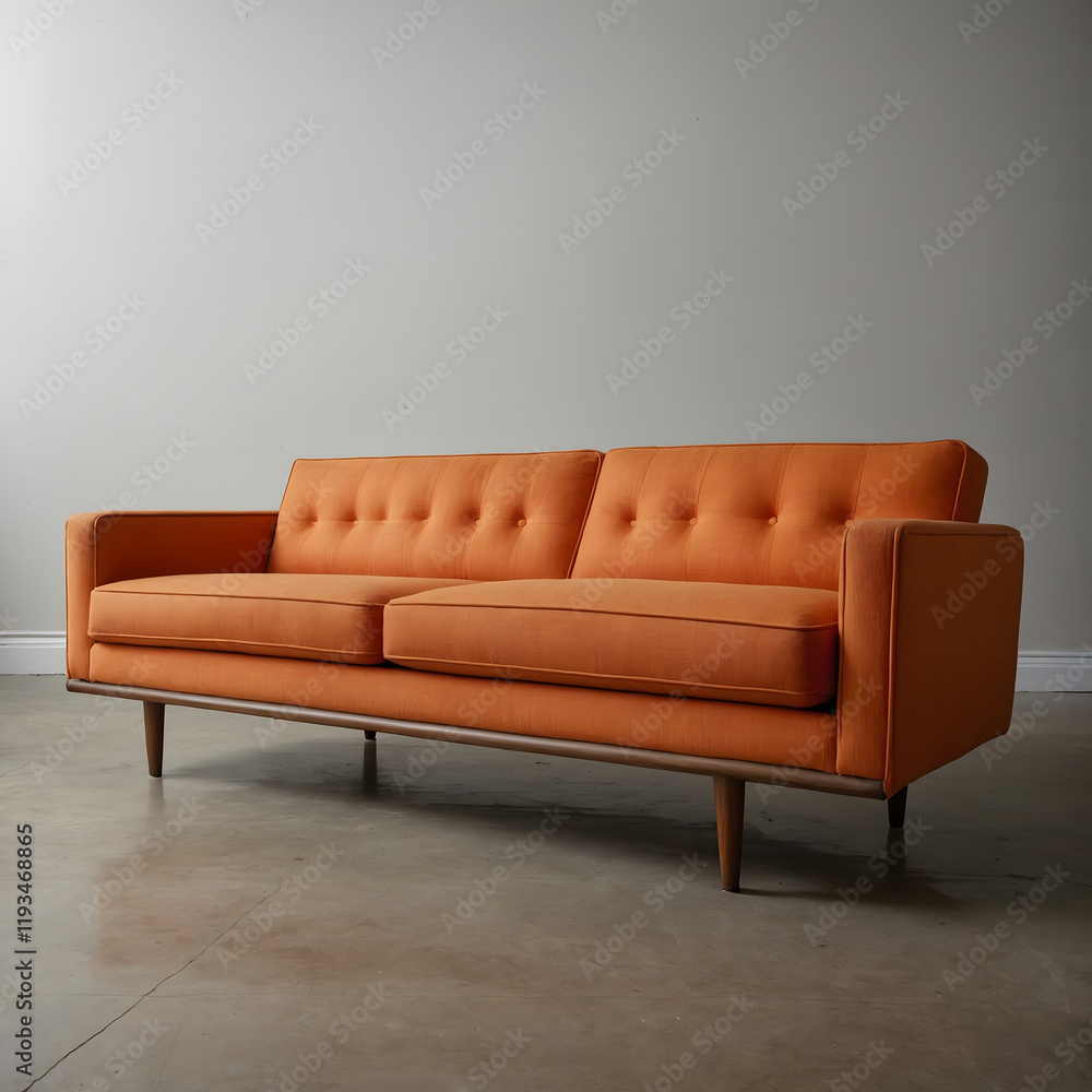 Modern Orange Sofa with Minimalist Design
Modern Orange Sofa with Minimalist Design