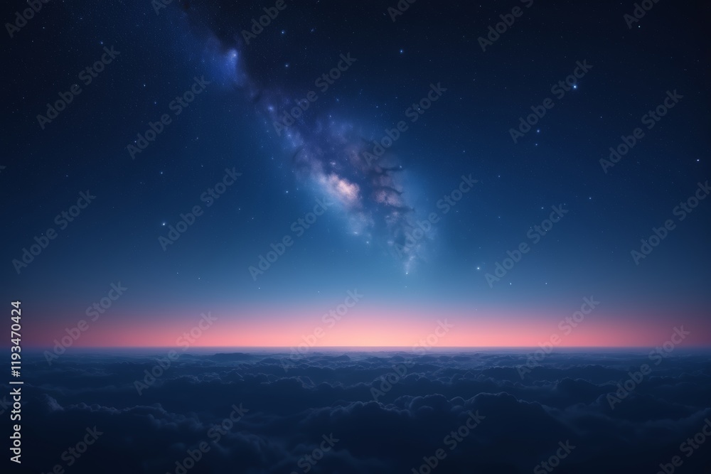 Fototapeta premium arafed view of a galaxy with a bright star in the sky