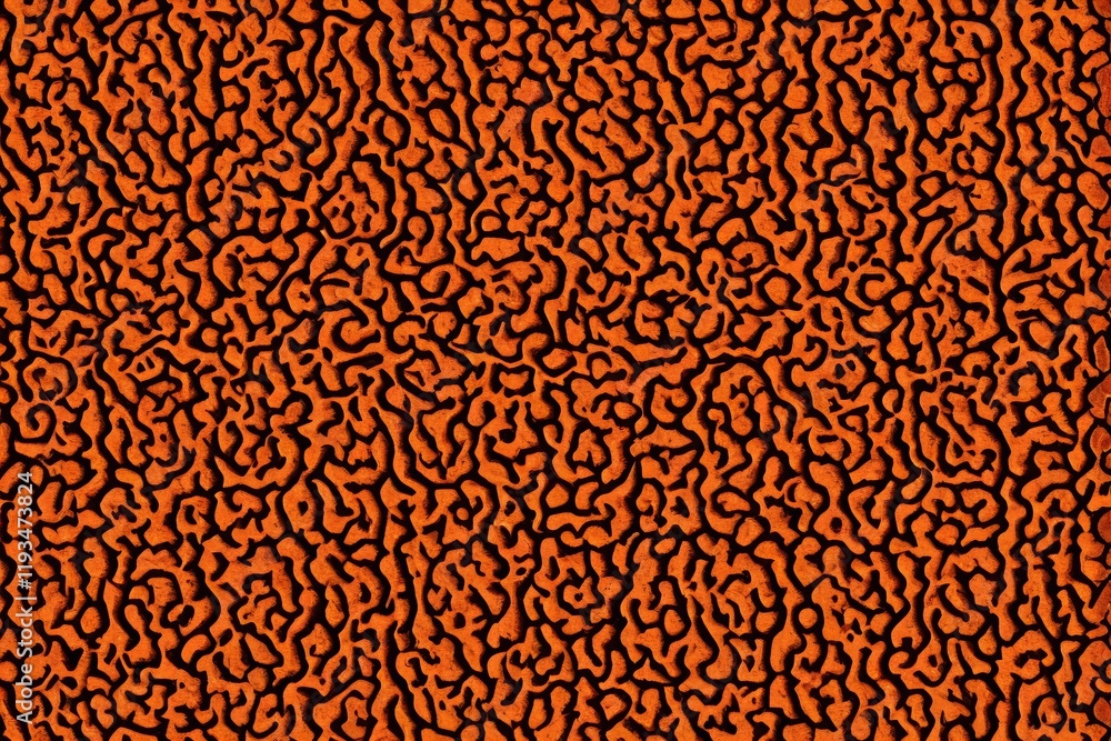 a close up of a pattern of orange and black animal skin a close up of a pattern of orange and black animal skin