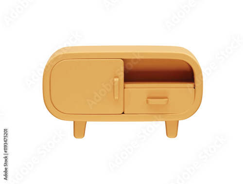 wardrobe icon 3d render vector