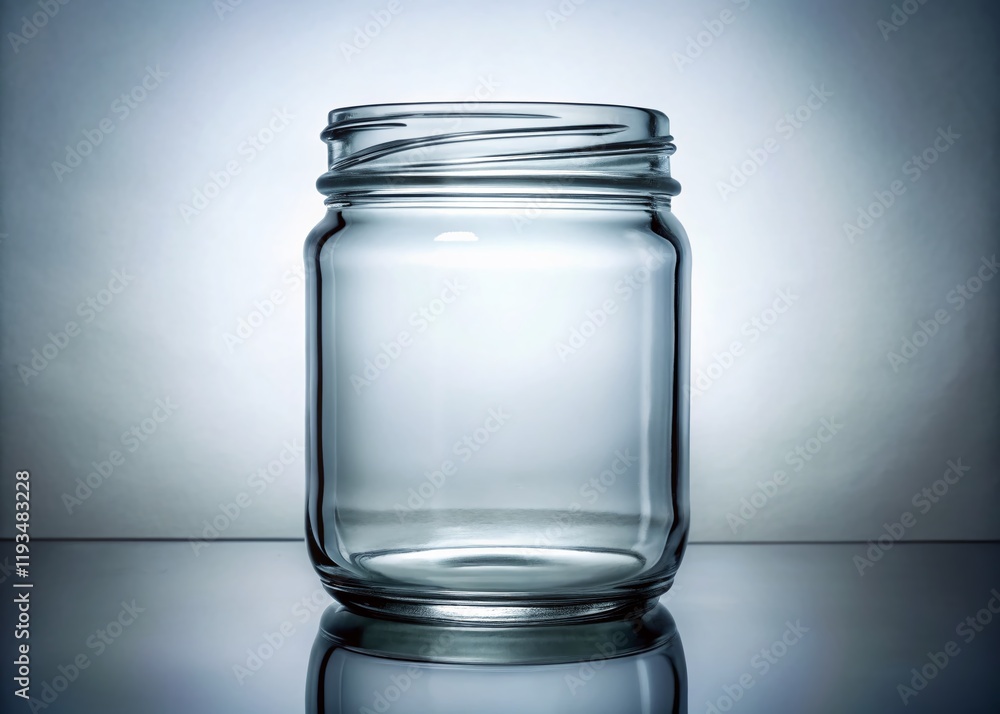 Glass Analysis Jar on White Background - Scientific Lab Equipment Stock Photo Glass Analysis Jar on White Background - Scientific Lab Equipment Stock Photo