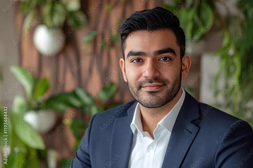 Portrait of a smiling young businessman in a suit. Portrait of a smiling young businessman in a suit.