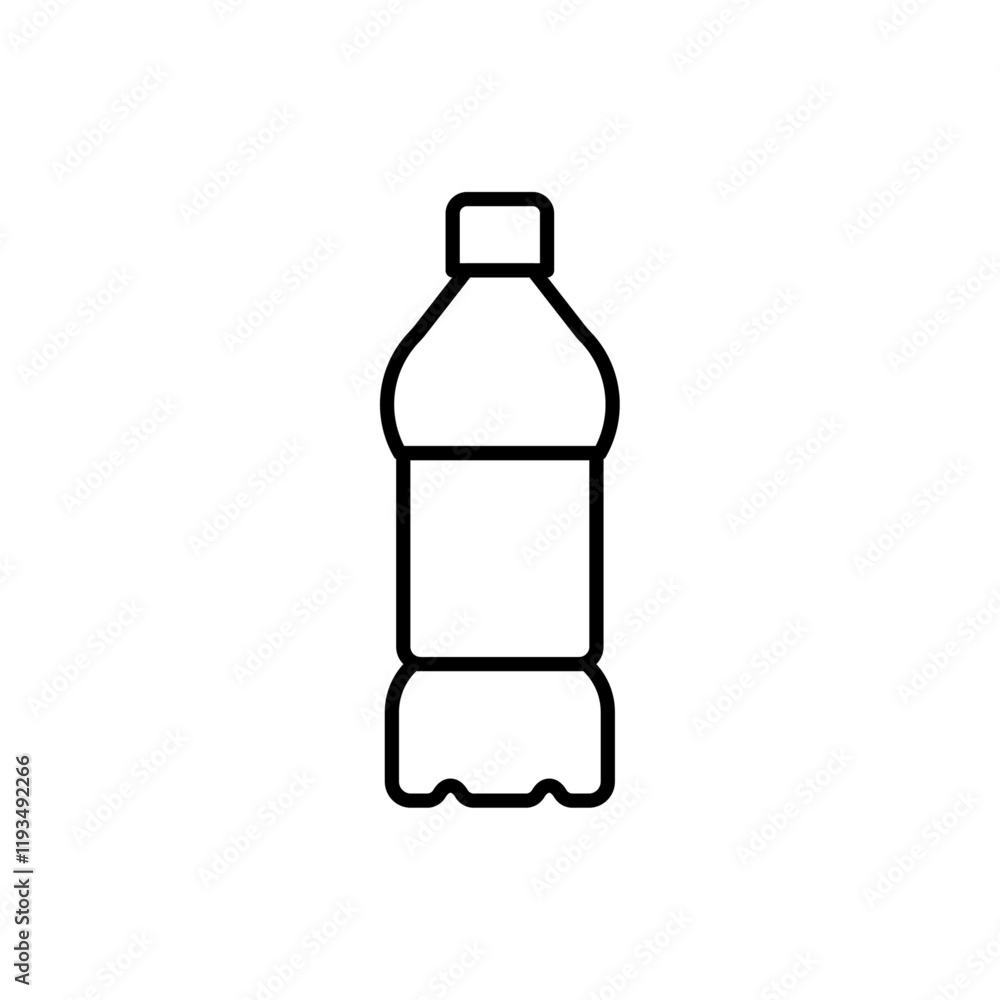 Bottle icon line art vector Bottle icon line art vector