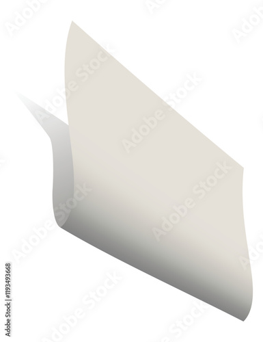 Folded newspaper. Modern news publication. Newspaper icon. Periodical printing product, daily news and sport, food and medicine, business information, latest press