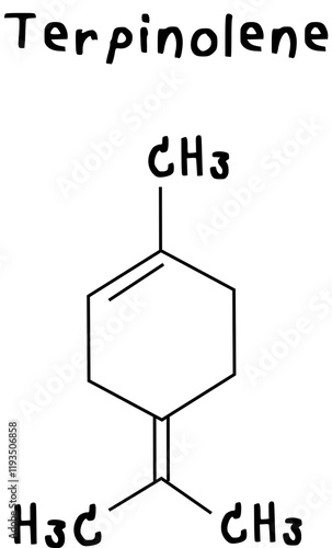 Chemical structure of Terpinolene photo