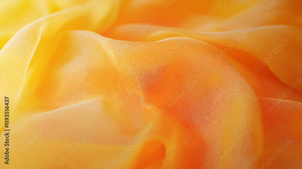 Explore Stunning Yellow Fabric with Thin Patterns, HDR Fabric Textures, Luminescent Fabrics, and Abstract Cloth Simulation for Translucent Designs. Generative AI