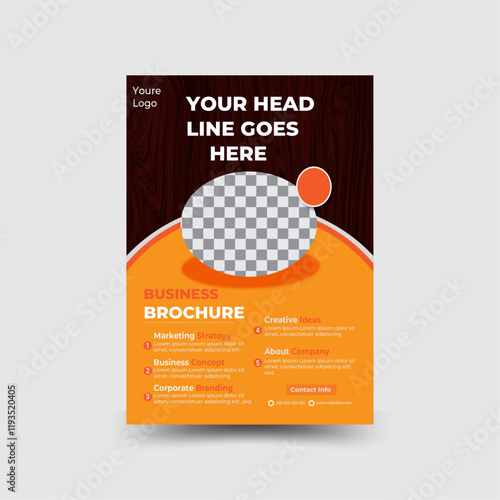 Template food design for BrochureCreative corporate modern business flyer design template Or promotional business yellow colour size a4 add design, annual report, poster design, promotion design

