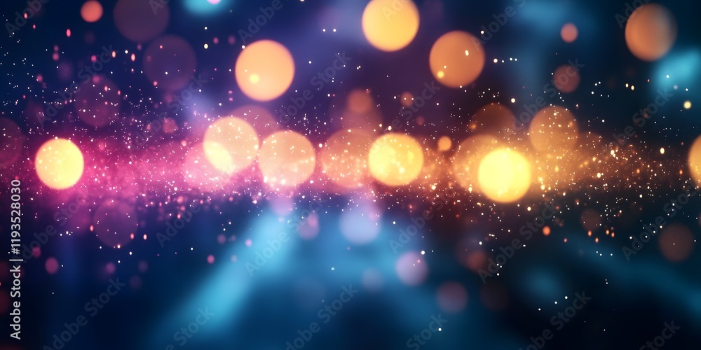 background with bokeh lights, Generative Ai background with bokeh lights, Generative Ai