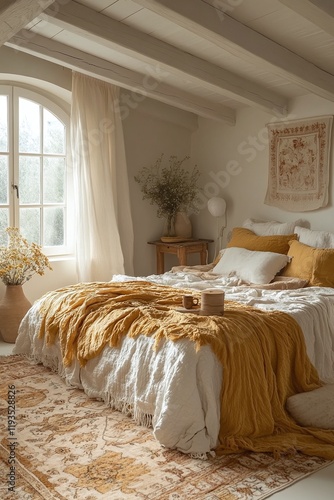 A spacious bedroom that evokes a sense of home