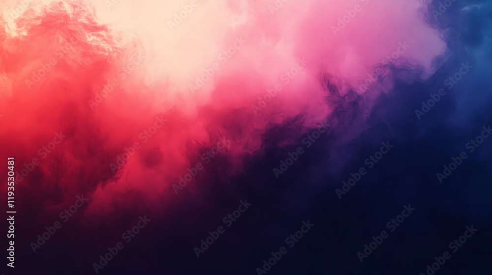 Fototapeta premium Abstract Colorful Swirling Smoke Cloudscape