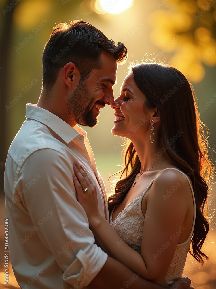 A Couple Deeply In Love With Each Other, Sharing A Strong Emotional Connection That Brings Joy And Happiness Their Lives Together Daily. 00001 A Couple Deeply In Love With Each Other, Sharing A Strong Emotional Connection That Brings Joy And Happiness Their Lives Together Daily. 00001