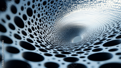 Fighter of the particles. The plane is the curve composed of circles