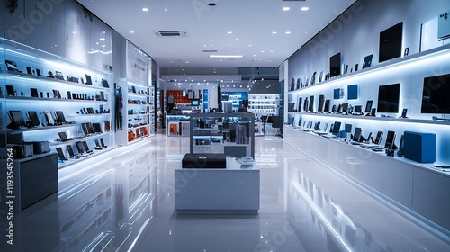 Modern Electronics Store Interior Design Showcase