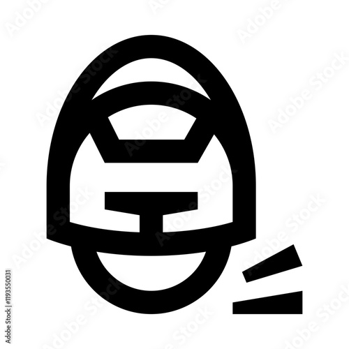 Electric Unicycle Wheel Line Icon