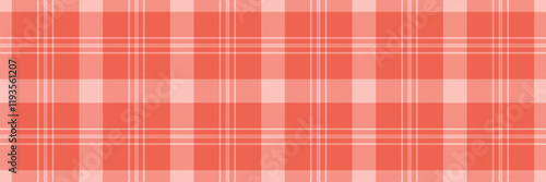 Bild auf Leinwand Stylish coral and peach plaid pattern