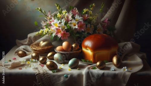 Wallpaper Mural Classic Easter Still Life
 Torontodigital.ca