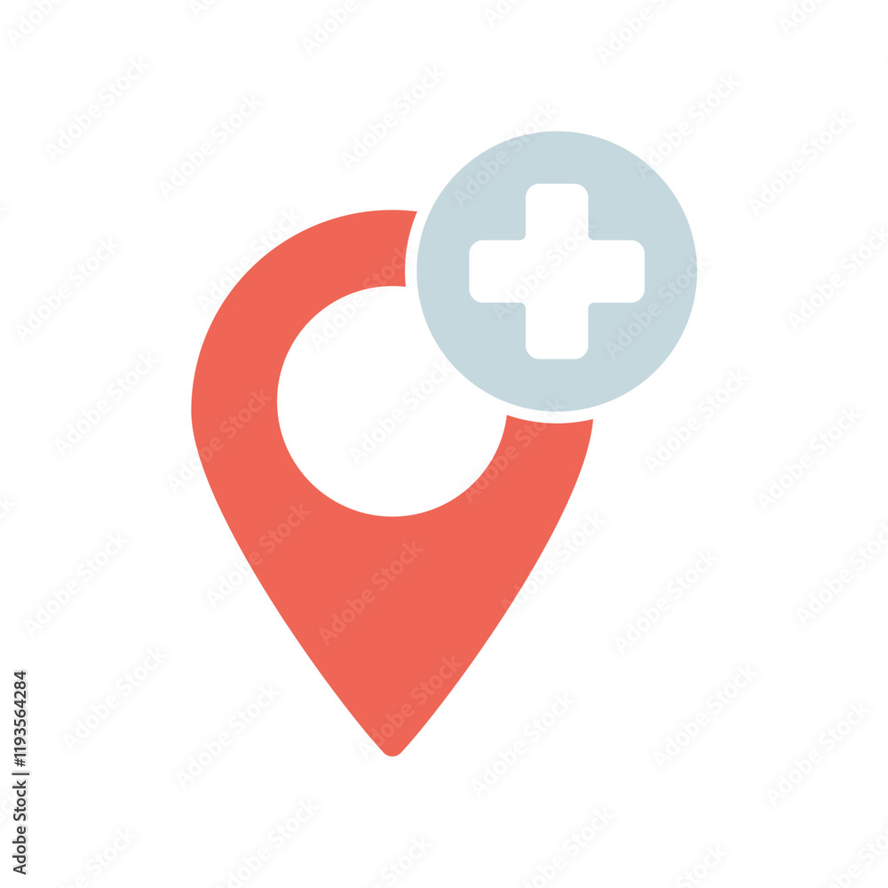 Icon a LOCATION, isolated against a clean background. Icon a LOCATION, isolated against a clean background.