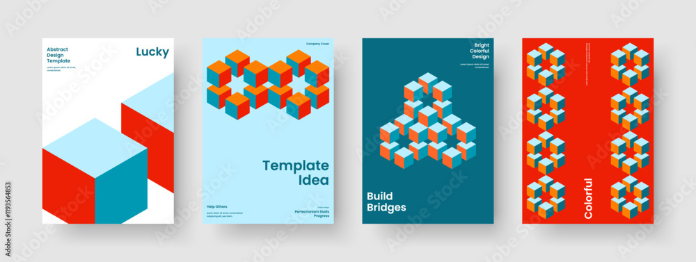 Obraz premium Creative Book Cover Layout. Isolated Banner Design. Modern Report Template. Brochure. Flyer. Background. Poster. Business Presentation. Handbill. Portfolio. Magazine. Brand Identity. Catalog