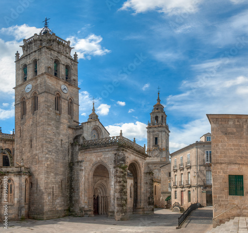 The Cathedral of Santa María de Lugo is a Catholic temple, episcopal seat of the diocese of Lugo, located in the city of the same name, in Galicia. photo