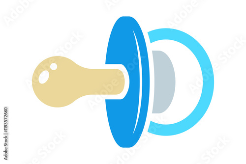 blue baby pacifier for baby. baby accessory